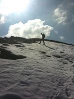 arrival at the first summit